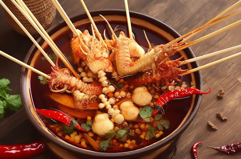 四川麻辣串大杂烩,高清,摄影图,摄影图片,图片大全,摄影图免费下载